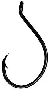 Eagle Claw L2222G-5/0 Black Platinum Circle Hook Size 5/0 5CT