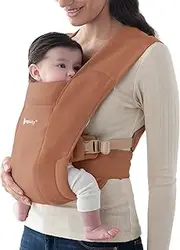 Ergobaby Embrace Cozy Newborn Baby Wrap Carrier (7-25 Pounds), Ponte Knit, Canyon Clay
