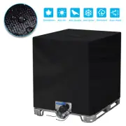 IBC Water Tank Cover 210D Heavy Duty Fit 1000L IBC Container UV Rain Dust Proof