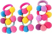 FOMIYES Girls Hair Accessories 10pcs Elastic Hair Bands Non-metallic Stretchy Stylish for Boys and Girls Toddlers