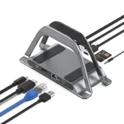 Macbook Docking Station Usb C Docking Station With Vertical Stand Compatible Wit