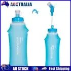 AU 300ml TPU Soft Folding Water Bottle BPA Free Soft Flask for Hydration Pack