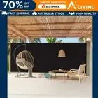 Patio Retractable Side Awning 220x600 cm Black Outdoor Privacy Screen Shad 17976