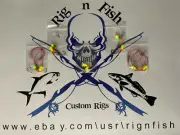 5 - Surf Fishing Rigs, "The Package", Pompano, Whitings, Sea Bass, Snappers, Etc