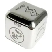 Food Decision Dice Unique Custom Engraved with Sushi BBQ Burgers Prediction5401