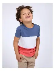 [St Goliath] STG Splice Tee (3-7 Years) in Multi
