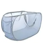 Collapsible Laundry Basket. Mesh Pop Up Laundry Hamper with Handles. Large
