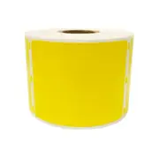 Dymo Compatible 30258 Yellow Veterinary Diskette 2.125"x2.75" Labels 8 Rolls