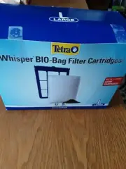 TETRA WHISPER BIO-BAG DISPOSABLE FILTER CARTRIDGES UNASSEMBLED LARGE READ DESC.