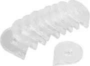 10pcs Empty Nail Tape Strips, Striping Tape Dispenser, Nail Strip Tape Art, Nail Art Striping Case Easy Cutting Manicure Design Tape Line Roller Holder Box
