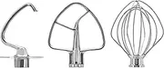 [KitchenAid] Tilt Mixer Stainless Steel Beater Set 3-Pack
