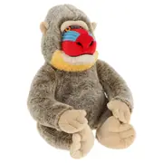 Keeleco Mandrill Soft Stuffed Animal Plush Kids/Children Play Toy 25cm Brown 3+