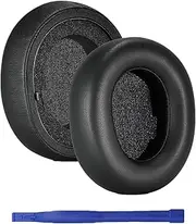 Adhiper Arctis Nova Pro Earpads,Replacement Ear Cushion,Earmuffs Compatible with Steelseries Nova pro Wireless Headphones,Ear Pads with Protein Leather,Memory Foam(Black)