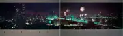 JAY MAISEL New York (Diptych) 15.25" x 52" Poster 1984 Photography Multicolor Ne