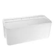 Cable Storage Box Case Wire Management Power Plug Cord Socket Safety Desktop Organizer WHITE COLOR