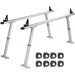 VEVOR Truck Rack, 363lbs Capacity, 19-34in Adjustable Height, Aluminum Ladder Rack for Truck with 8 Non-Drilling C-clamps, Heavy Duty Truck Bed Rack T