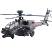 1:64 Boeing AH-64D Apache Helicopter Model Diecast Toy Airplane Military Toys