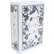 LVD Book Vase Ceramic Figurine Pot Home/Office Shelf Decor 14cm Bee Utiful
