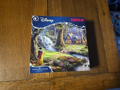 Thomas Kinkade Snow White Discovers The Cottage 1000 Pc Puzzle New Ceaco Disney