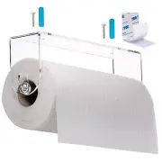 Srenta Clear Acrylic Paper Towel Holder Wall Mount Paper Towel Holder Under C...