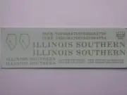 The Herald King HO Decal "Illinois Southern" ~ TS