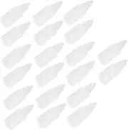 Homoyoyo 20pcs Refillable Empty Dropper Bottles with Leak Drops Container for Travel for Saline Essences and Light Oils
