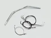 H716-043C Trucker Low Handle Set, Chrome Plated
