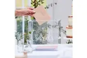 Wedding Wishing Well Acrylic Card Box For Money Gift Holder Clear