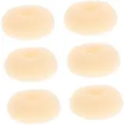 VALICLUD 6pcs Hair Donut Bun Maker Set Chignon Shaper for DIY Ballet and Dance Updo Durable for All Occasions Easy to Use Hair Styling Kit