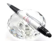 GORGEOUS HIGH QUALITY HANDMADE CANDY SNOW CONE ACRYLIC TWIST BP PEN W/STYLUS