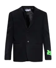 Hands Off single-breasted blazer IT44,IT46 Black