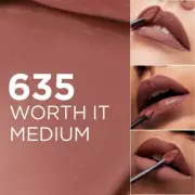 L’Oreal Paris Infallible Matte Resistance Liquid Lipstick 635 Worth It Medium