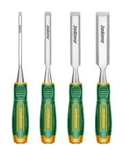 4-Piece Wood Chisel, 5.5-Inch Woodworking Chisel Set, Beveled Edge Blade