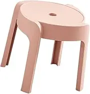 LeoLeoyy Stool Under Desk Stable Comfortable Non Slip Ergonomic Kids Stool for Sitting Children Stool for Adults Living Room Bedroom, Pink