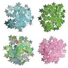 100Pcs Bright Glow In Dark 3D Star Wall Sticker for Home and Party Use