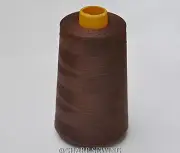 1 SPOOL BROWN 100% POLYESTER SERGER QUILTING THREAD T27 6000 YARDS #696