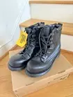 RARE Dr Martens Warner Paratrooper Boots Black US Women 10 Men 9 NEW w/BOX
