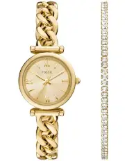 [Fossil] Carlie Analogue ES5387SET Watch in Gold