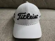 NEW Titleist Tour Breezer Adjustable Fit Golf White FJ ProV1 Hat/Cap ⛳⛳⛳