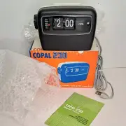 Vintage Copal Flip Clock Retro Model-230 New Old Stock In Box Modern Minimalist