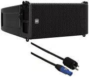 RCF HDL 6-A ACTIVE 1400W 6" Speaker + RCF MED-PCB-SJ14-8FT Adapter Cable