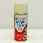 Humbrol #6034 Acrylic Paint - White Matt Spray (150ml)