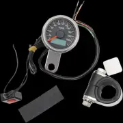 DS KMH Polished SS Black Face Mini Speedo Odo Dyna Super Glide 99-03