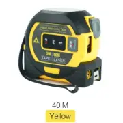 2-in-1 Laser Tape Measure 40M Meters Infrared Laser Distance Measuring Tool