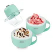 DASH My Mug Ice Cream Maker Machine (Aqua): Multi-Purpose Soft Serve DAMAGED BOX