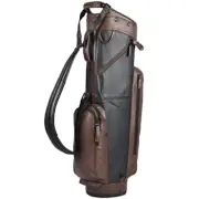 NEW Sun Mountain Leather Cart Bag Black-Brown