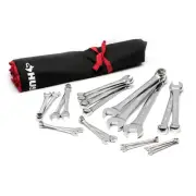 NEW Durable Master Metric Combo Wrench Set 22-PCS Chrome Alloy Steel Torque