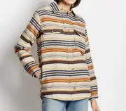 NWT Pendleton Wildwood SAND/SABLE Double-Soft SHERPA-LINED Shirt/Jacket Women M