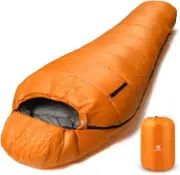 Lightweight Warm Mummy Sleeping Bag | Comfort for Cold Weather Adventures