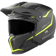 Radic WN-ST 22.06 Black Yellow Jet Helmet